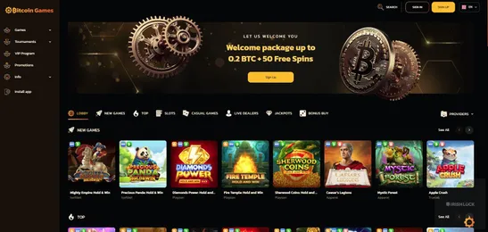 bitcoin casino games online casinos ireland