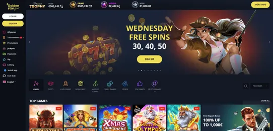 golden star casino homepage online casinos ireland