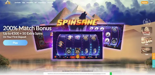 temple nile homepage online casinos ireland