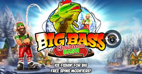 big-bass-christmas-bash screenshot with the irishluck logo