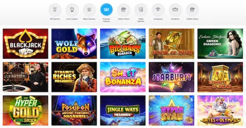 Casino Dome - Popular Games