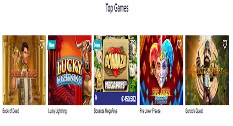 CasinoEuro Ireland Top Slot Games