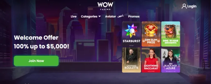 Wow casino welcome bonus Ireland
