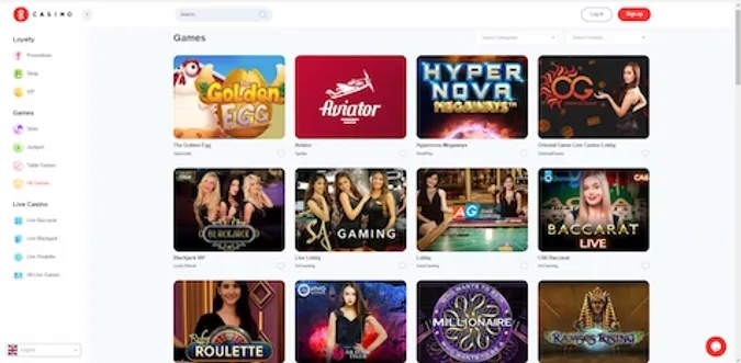Oxi casino games ireland