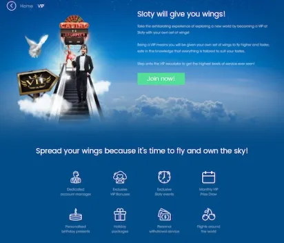 Sloty casino vip bonus ireland