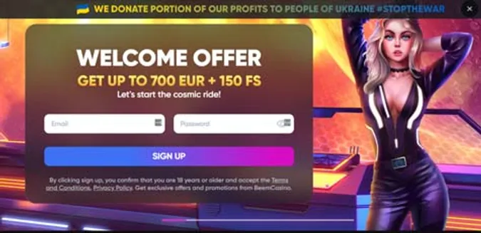 Beem Casino Bonus