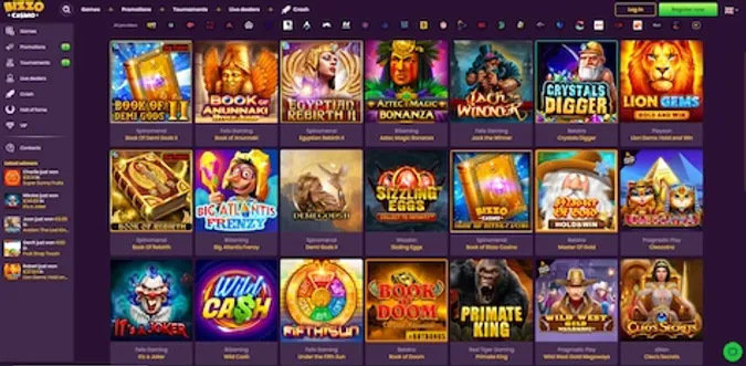 Bizzo Casino Slot Games