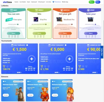 Slottica Casino Bonuses