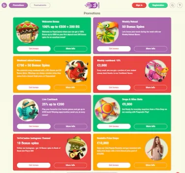 YoYo Casino Bonuses