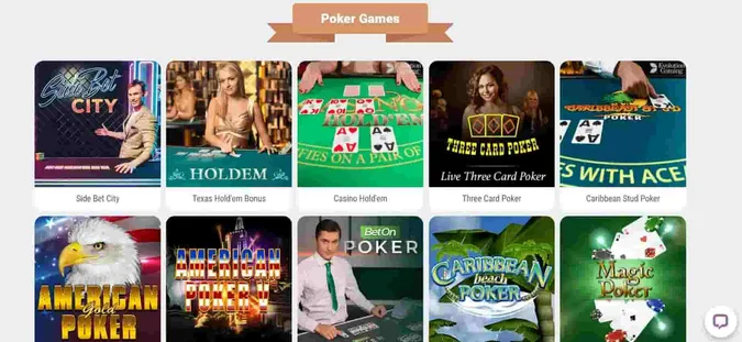 Cookie casino poker games