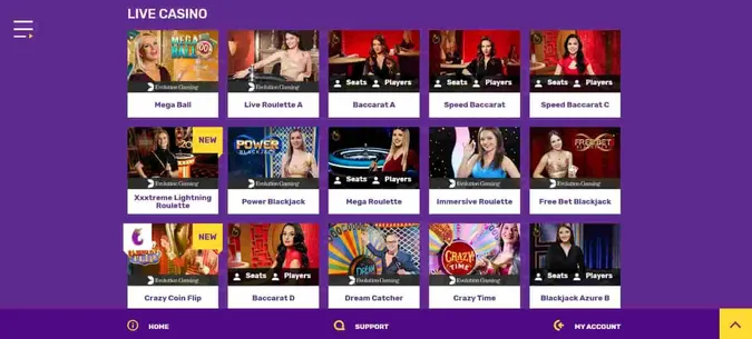 Yako casino live dealer games