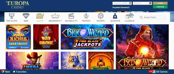 Europa casino slots
