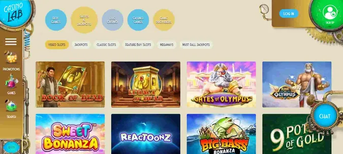Casino lab slot games