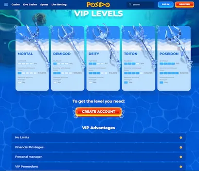 Posido VIP Bonus