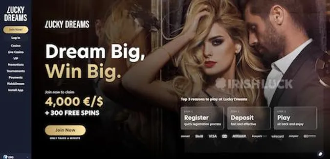 LuckyDreams Casino Welcome Bonus