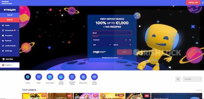 Evospin Casino Review
