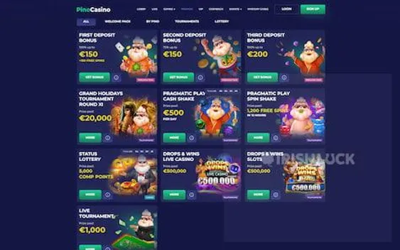 Pino Casino Bonuses