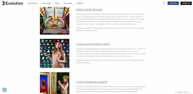 Crazy Time Bonus Games