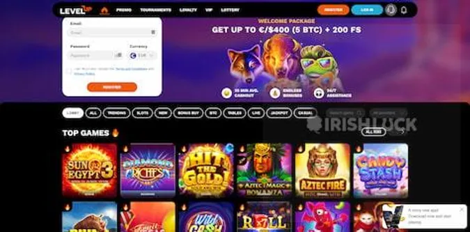 level up casino