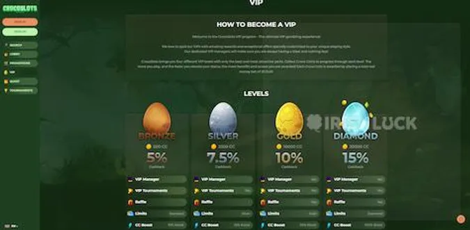 crocoslots vip bonus