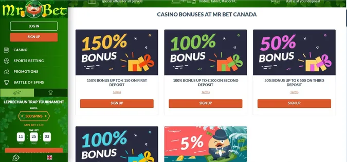 Mr bet promotions