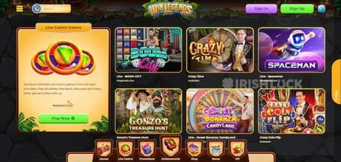 Winlegends live casino