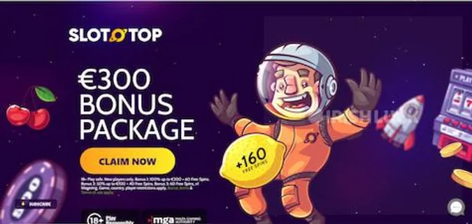 Slototop casino homepage