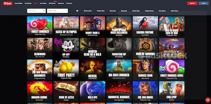 31Bet Casino Games