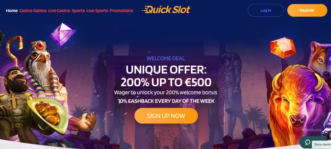 Quick slot screenshot