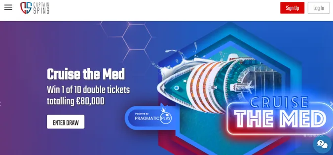 Captain Spins Casino Welcome Bonus Ireland 2021