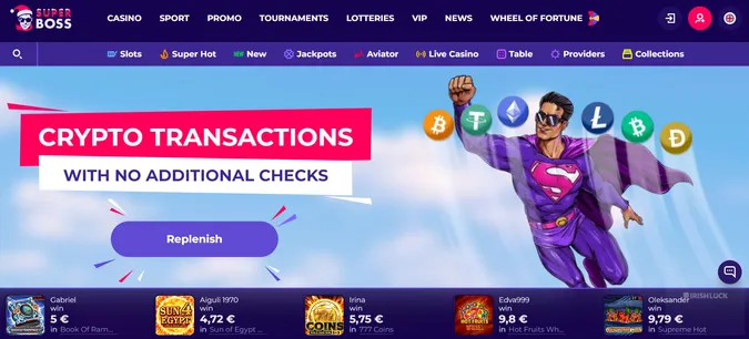 SuperBoss Casino Promotion Ireland 2021