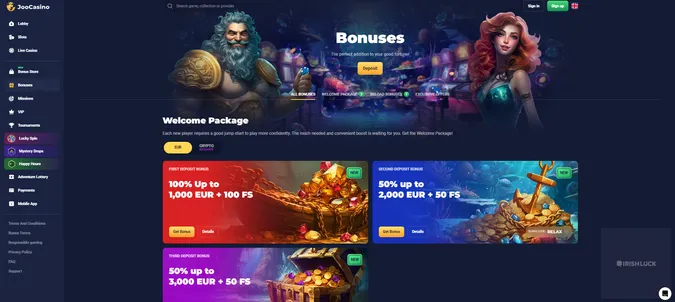 Joo Casino Bonuses