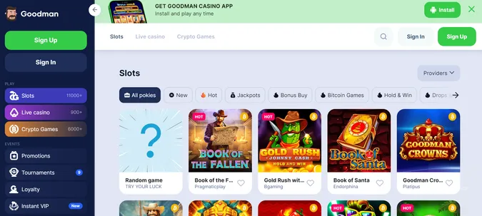 Goodman casino games