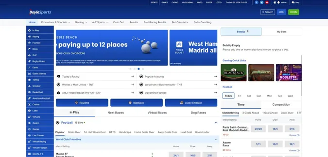 boylesports games online casinos ireland