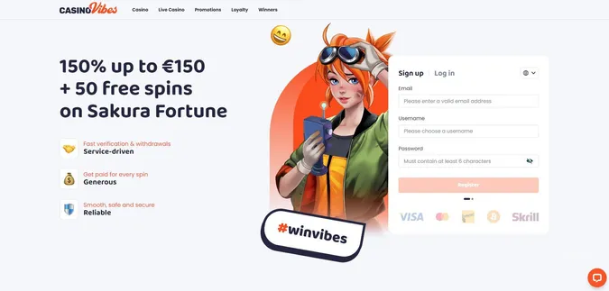 casino vibes homepage online casinos ireland