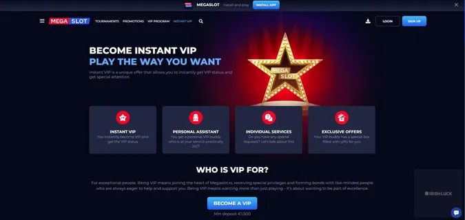 megaslot vip online casinos ireland