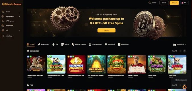 bitcoin casino games online casinos ireland
