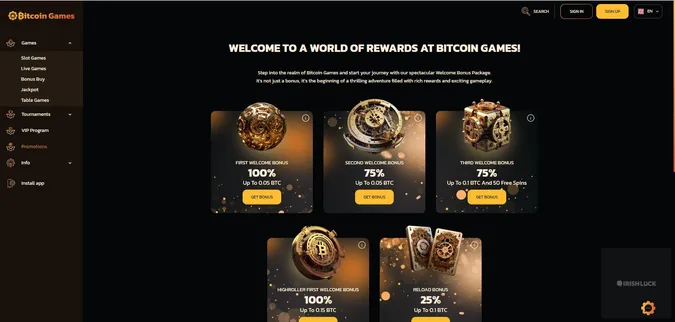 bitcoin casino games online casinos ireland