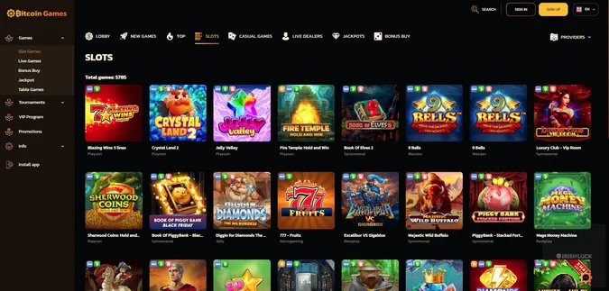 bitcoin casino games online casinos ireland