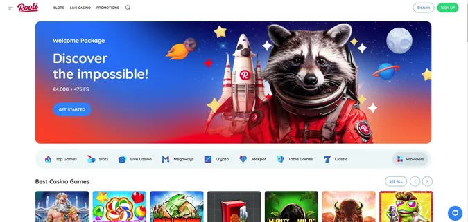 rooli casino online casinos ireland free spins welcome bonus
