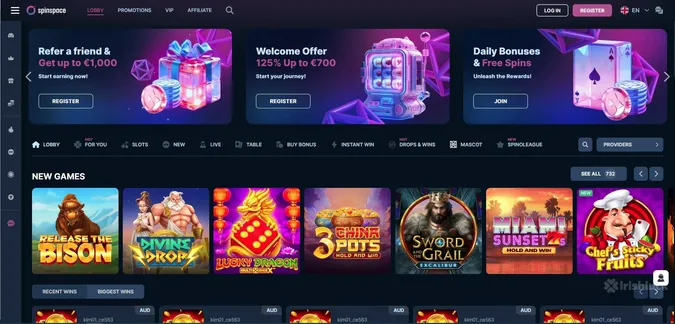 spinspace casino online casinos ireland
