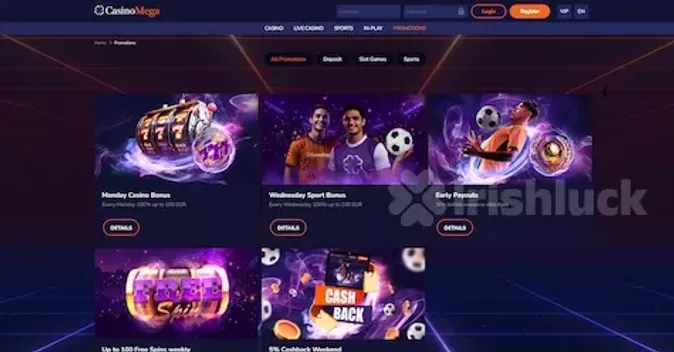 CasinoMega Promotions