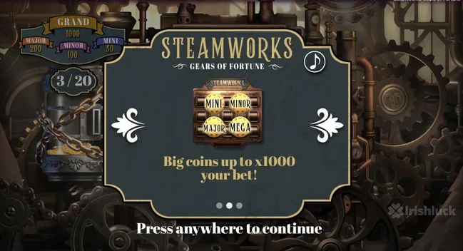 Steamworks Gears of Fortune Slot