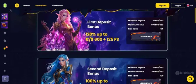 SlotsGem Casino welcome bonuses and promotions