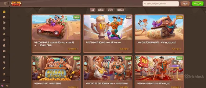StoneVegas Casino promotions and offers