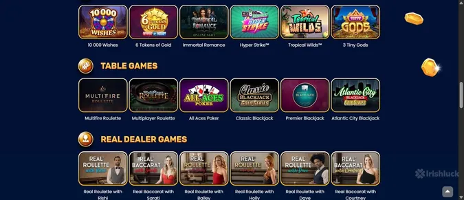 Yukon Gold Casino live dealer games