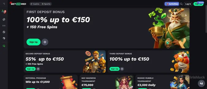 BetOnRed casino promotions