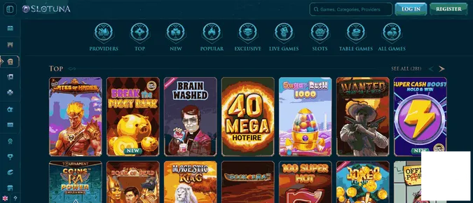 Slotuna casino collection of games