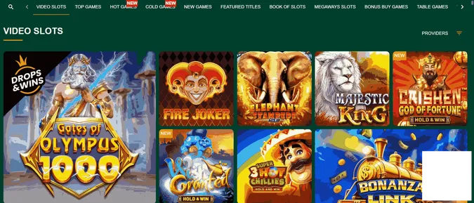 Gomblingo Casino game collection