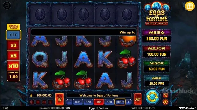 Screenshot of Eggs of Fortune slot